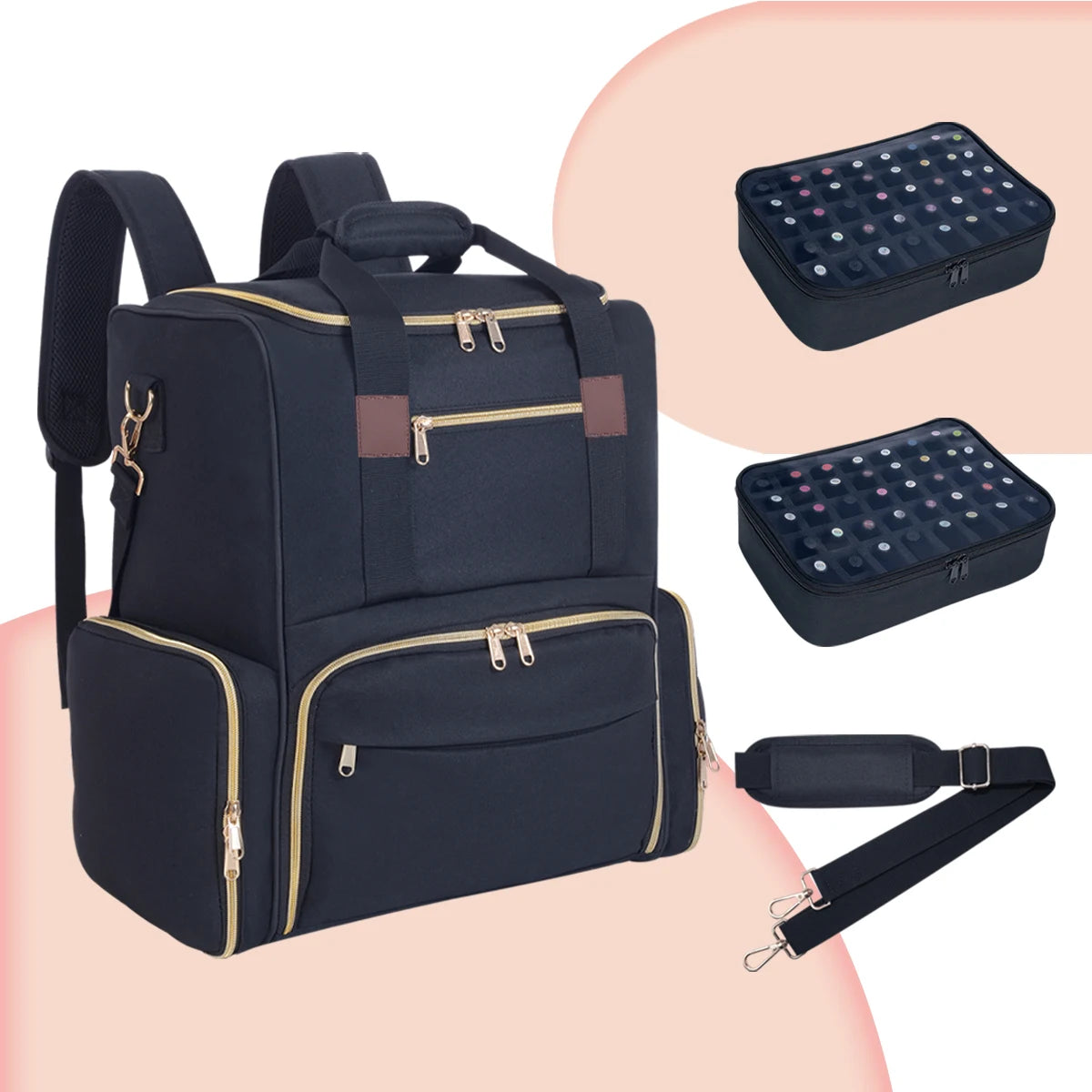 Organiseur Manucure Sac à Dos Rangement