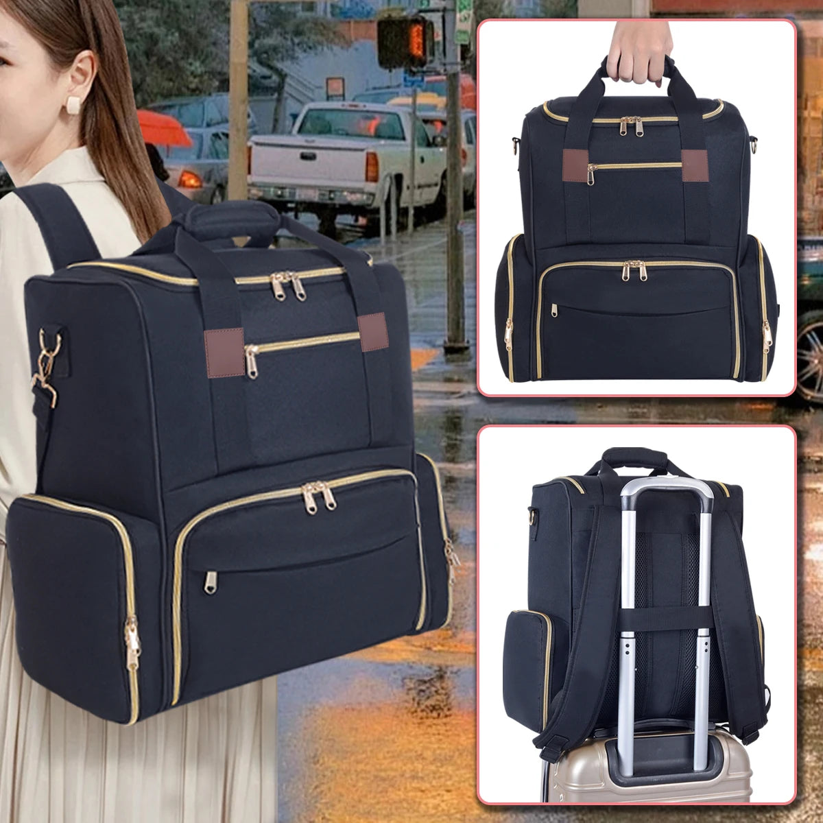 Organiseur Manucure Sac à Dos Rangement