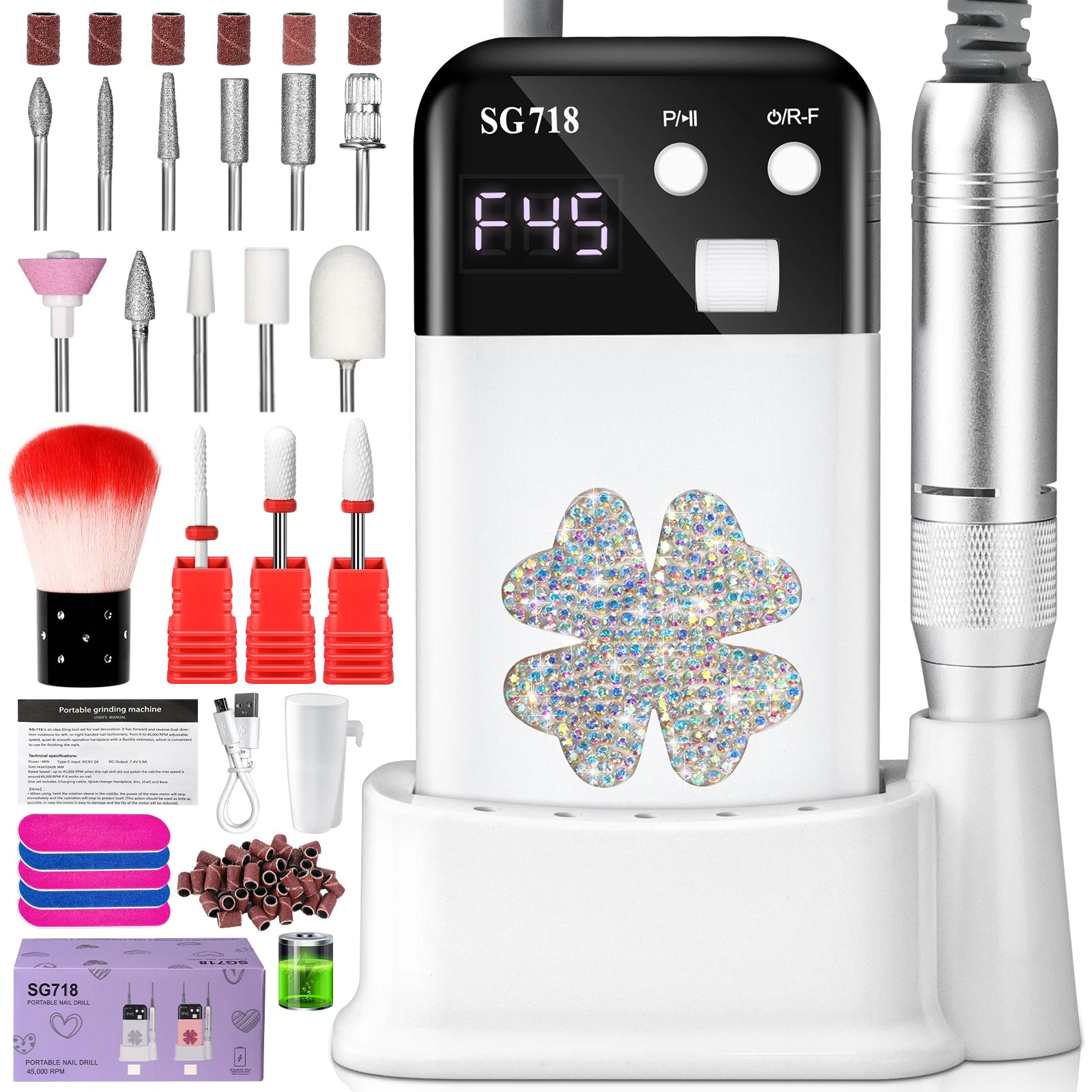 Ponceuse Ongle Électrique Girly