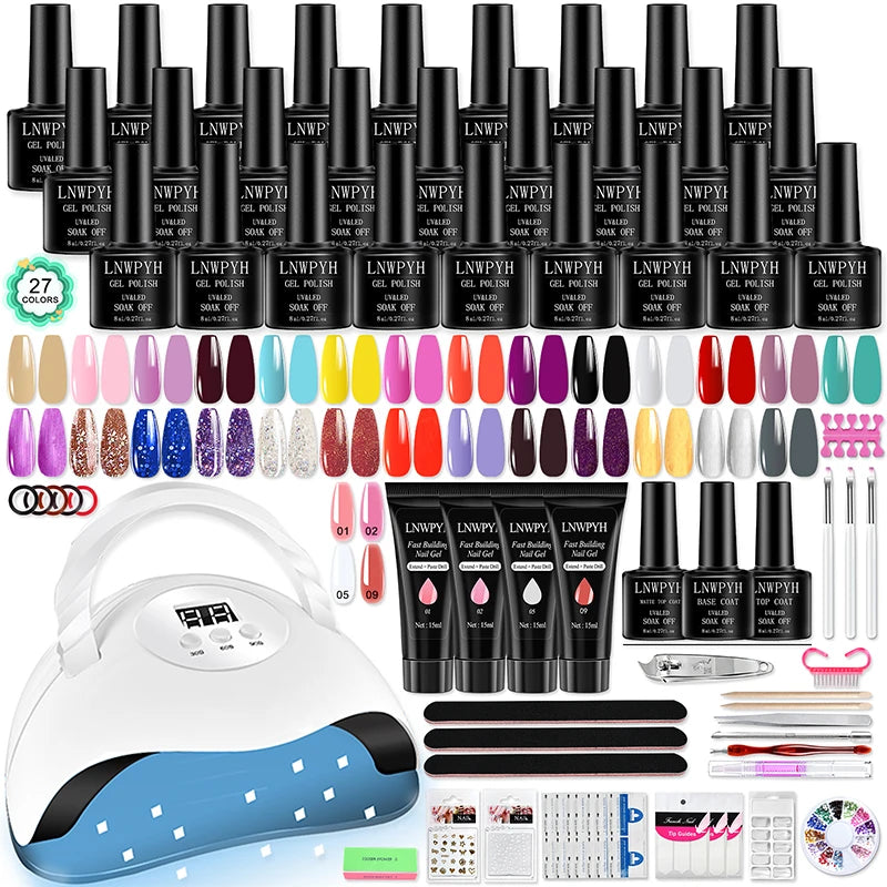 Kit 27 Vernis Semi Permanent + Gels & Accessoires