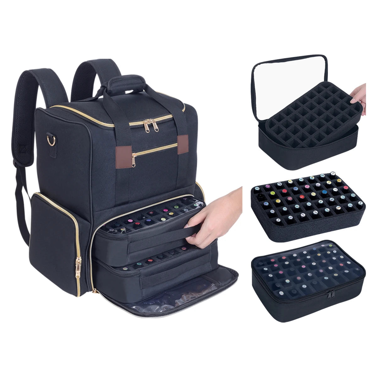 Organiseur Manucure Sac à Dos Rangement