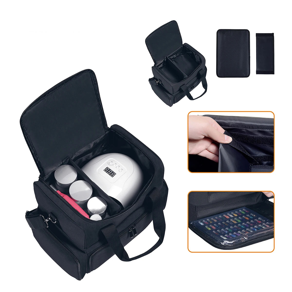 Rangement Manucure Sac Bandoulière Organisateur