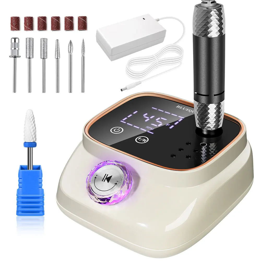 Ponceuse Ongle Électrique Pro 45000 Tour