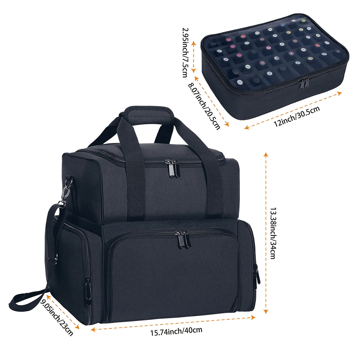 Rangement Manucure Sac Bandoulière Organisateur