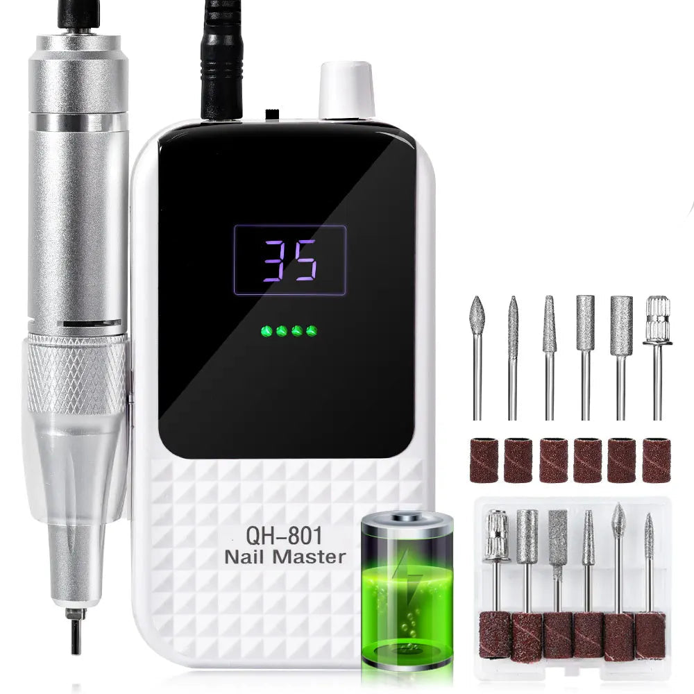 Ponceuse Ongle Sans Fil 45000 Tours Minute