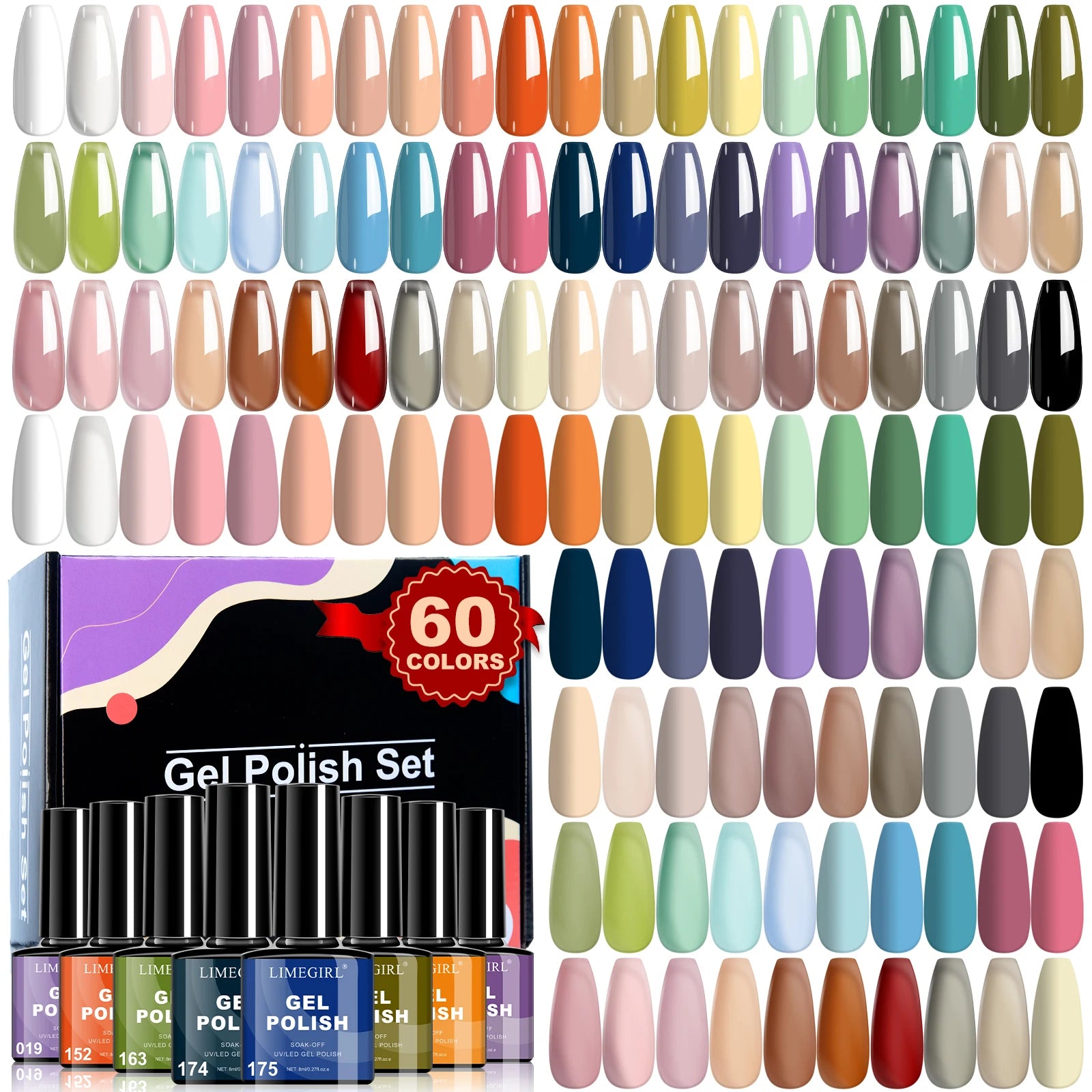 Kit 60 Vernis Semi Permanent