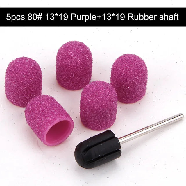 Embout Ponceuse Ongle Caoutchouc