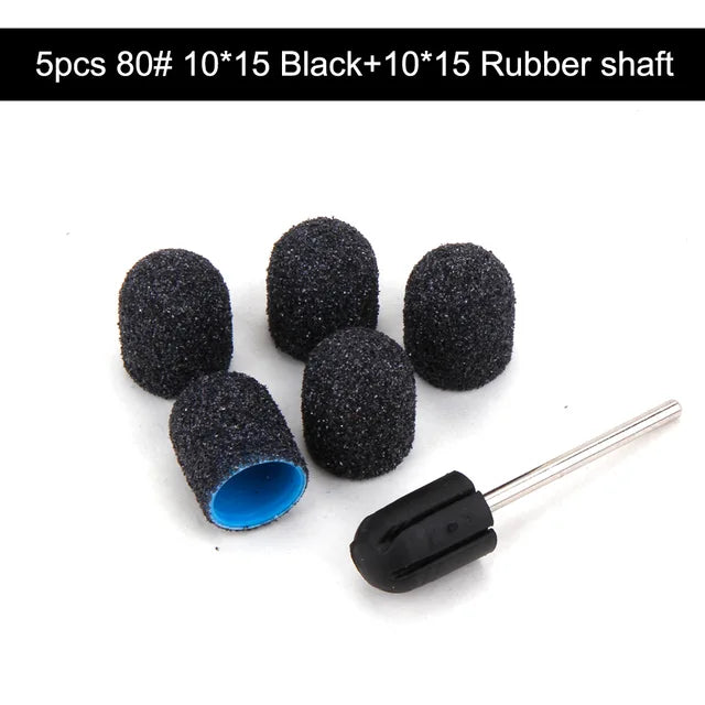 Embout Ponceuse Ongle Caoutchouc