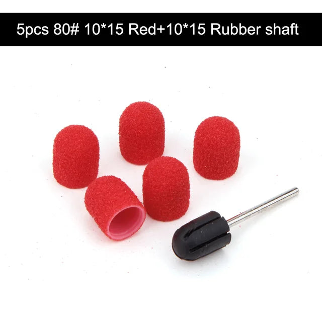 Embout Ponceuse Ongle Caoutchouc