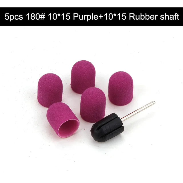 Embout Ponceuse Ongle Caoutchouc