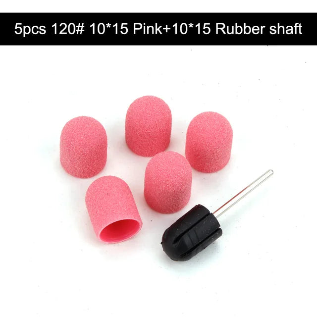 Embout Ponceuse Ongle Caoutchouc