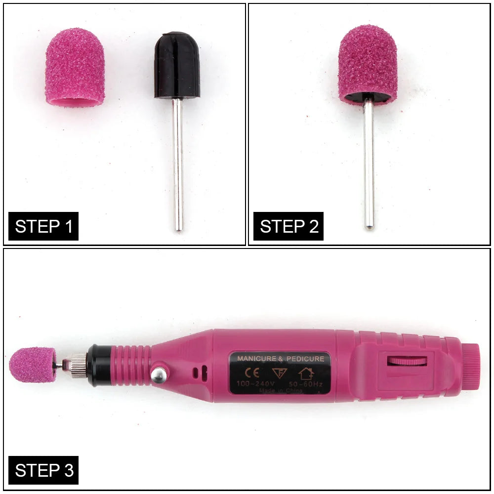 Embout Ponceuse Ongle Caoutchouc