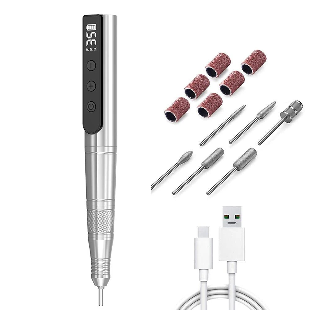 Stylo Ponceuse Ongle Sans Fil