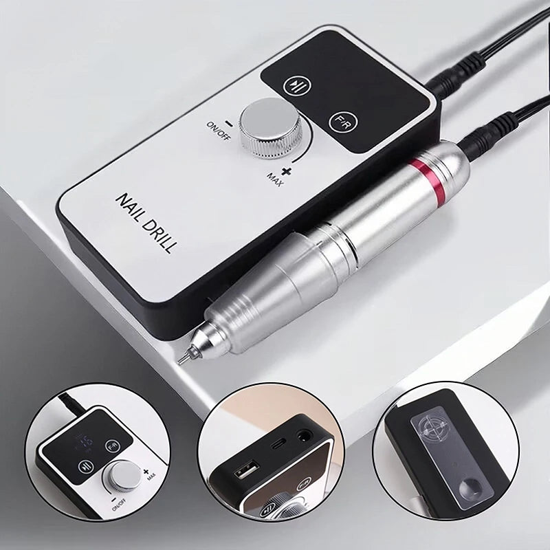 Ponceuse Ongle Professionnelle Portable