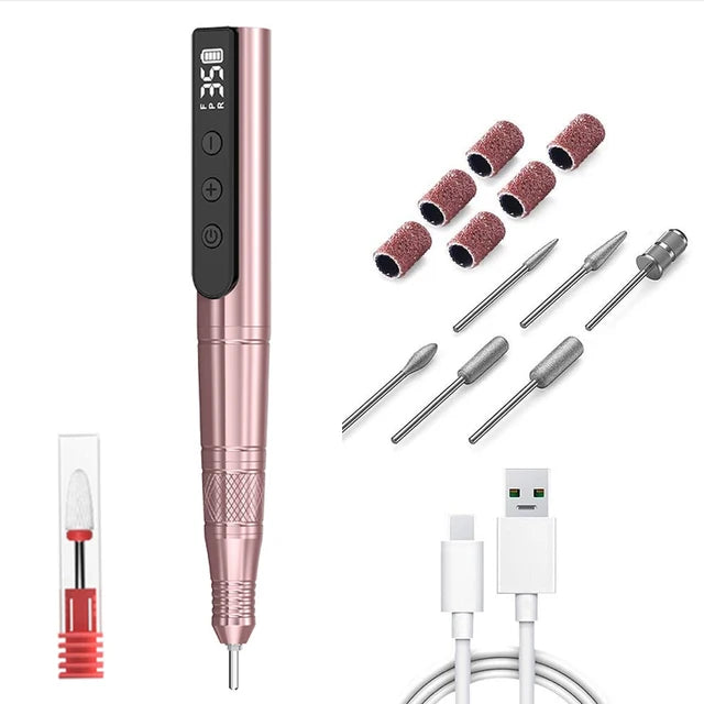 Stylo Ponceuse Ongle Sans Fil