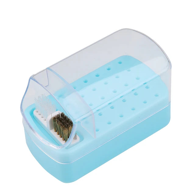 Boîte de Rangement Embout Ponceuse Ongles
