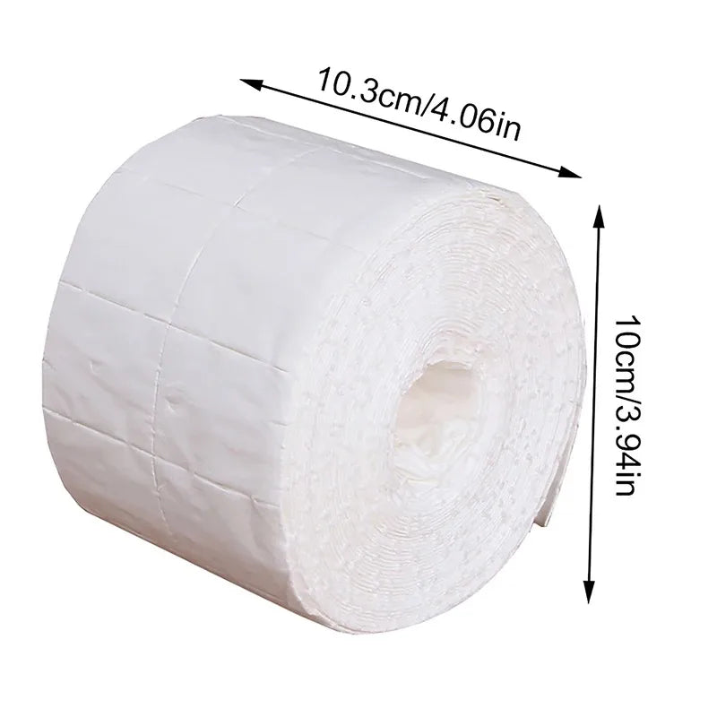 Rouleau de Coton Dissolvant pour Retirer Vernis