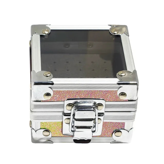 Boîte Présentoir Embout Ponceuse Ongle en Aluminium