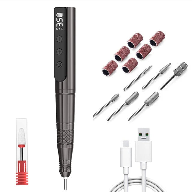 Stylo Ponceuse Ongle Sans Fil