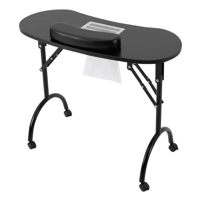 Table Manucure Pliante avec Aspirateur