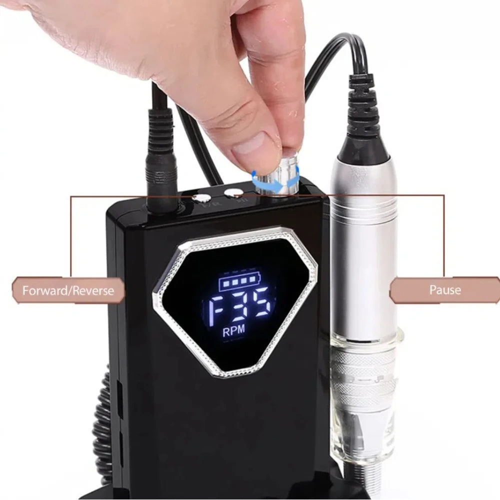 Ponceuse Ongle Sans Fil Rectangulaire