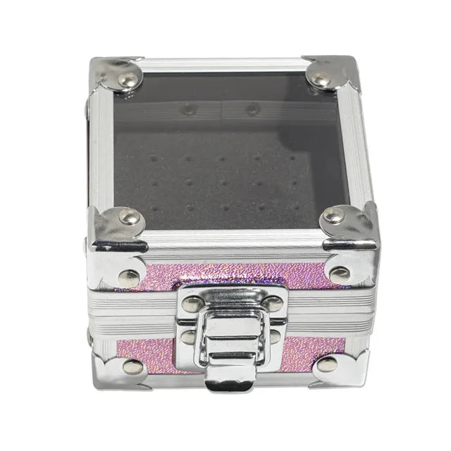 Boîte Présentoir Embout Ponceuse Ongle en Aluminium