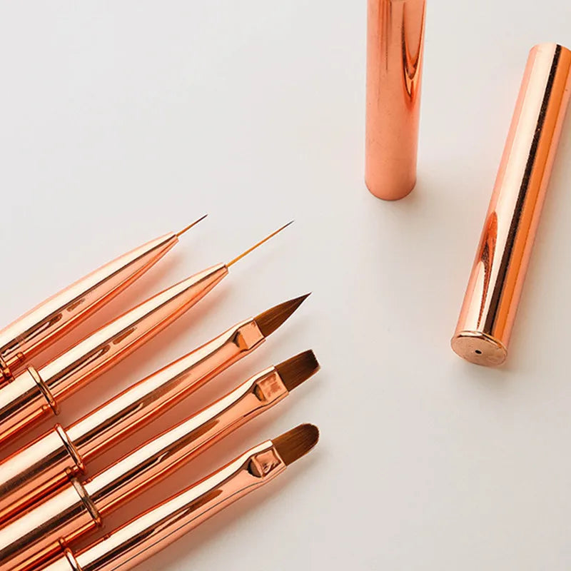 Pinceau Fin Poil Court Manucure