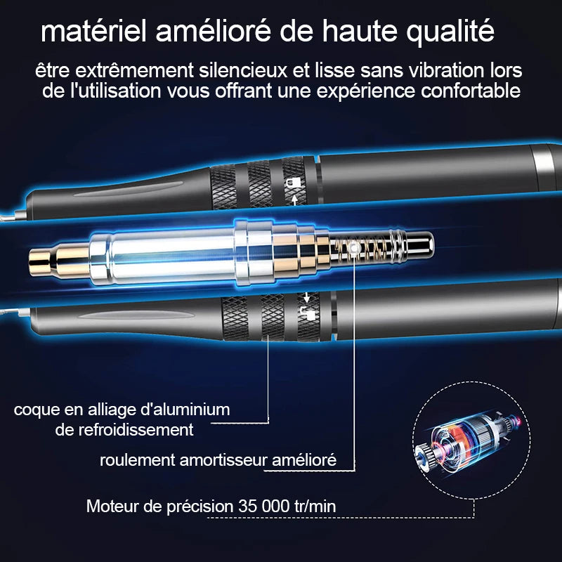 Ponceuse Ongle Professionnelle Sans Fil