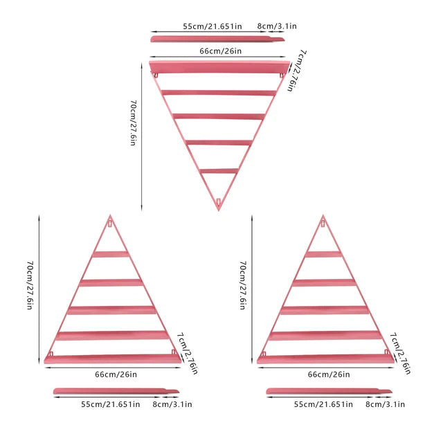 Présentoir Vernis Mural Design Pyramide